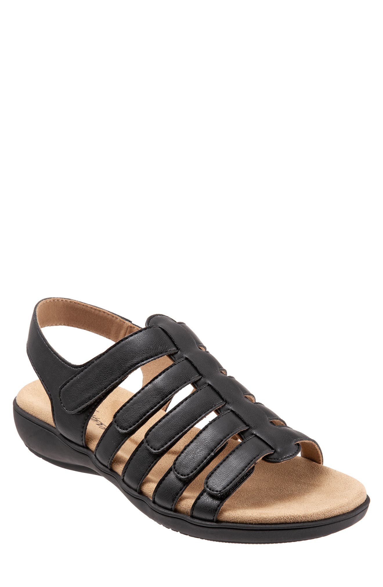 Trotters Tiki Slingback Sandal, Main, color, Black