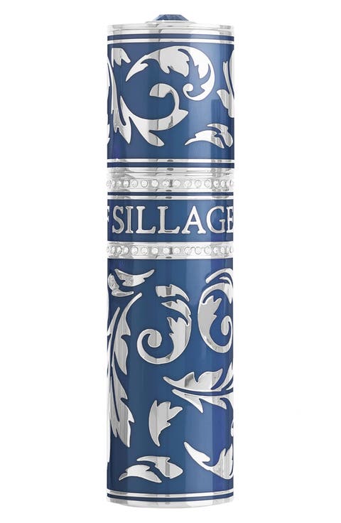 Arabesque Collection Bleu-Gris Travel Spray Case