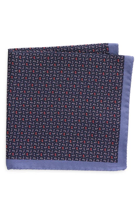 Paisley Silk Pocket Square