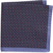 Eton Paisley Silk Pocket Square
