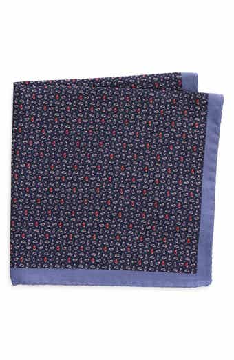 Eton Paisley Silk Pocket Square