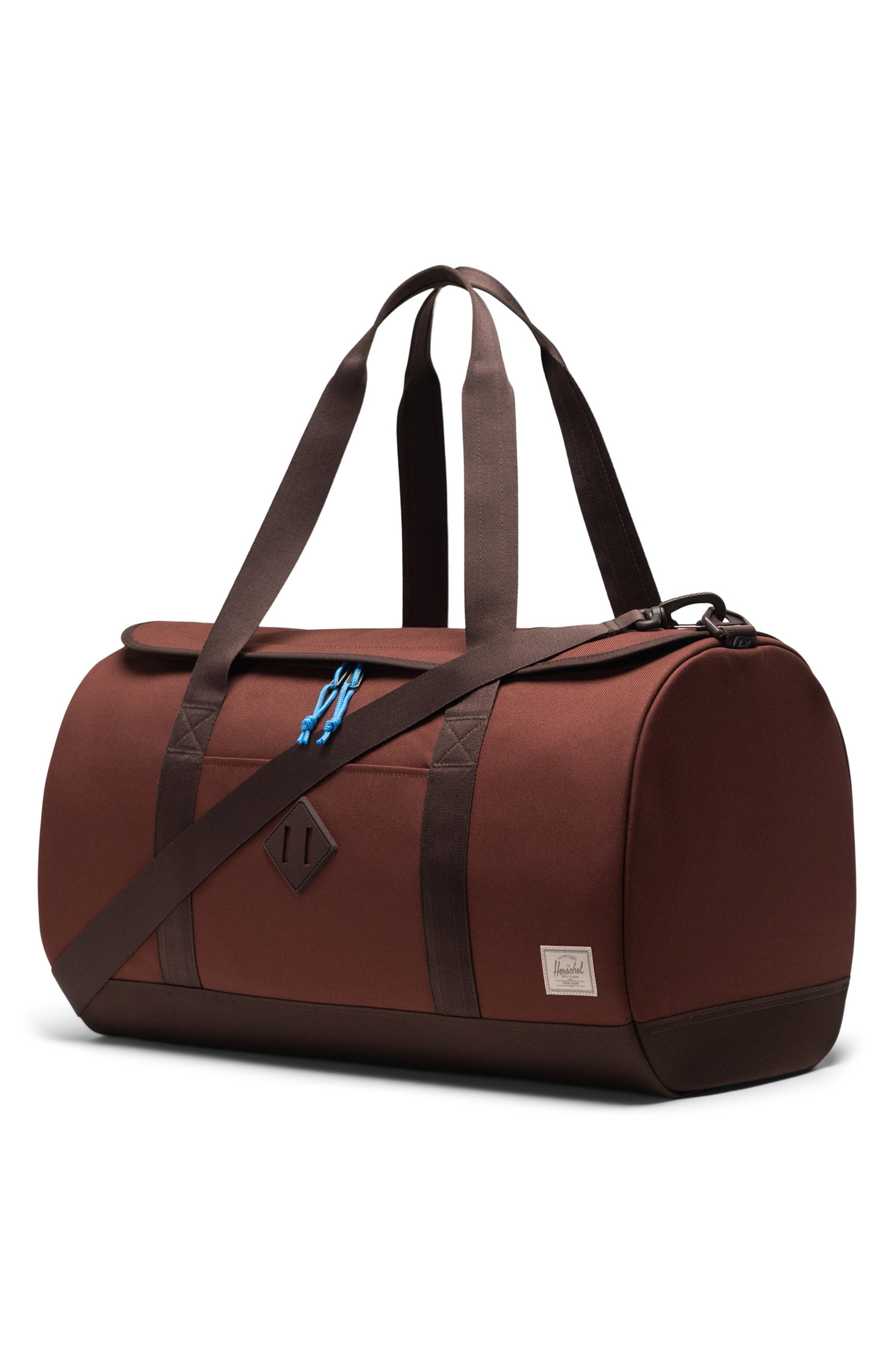Heritage Duffle Bag, Alternate, color, BITTER CHOCOLATE/ DARK ROAST