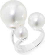 NORDSTROM RACK Faux Pearl Cluster Ring