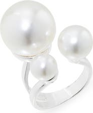 NORDSTROM RACK Faux Pearl Cluster Ring