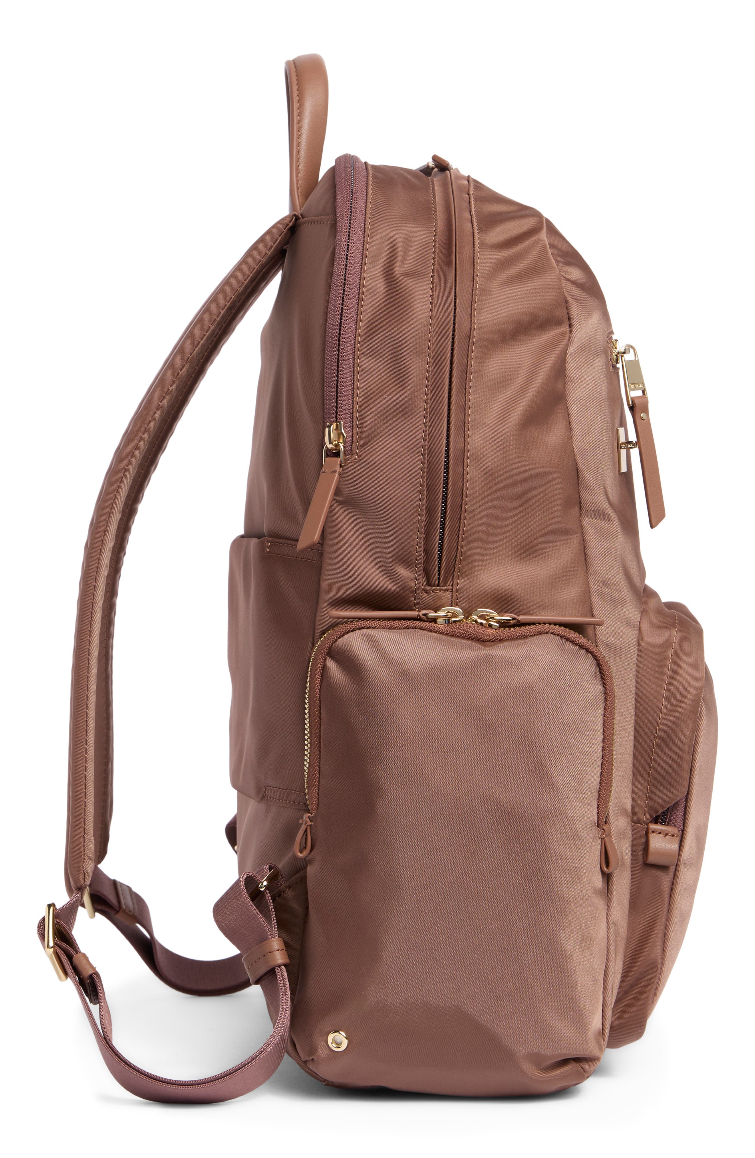 Caren Backpack, Alternate, color, TAHINI
