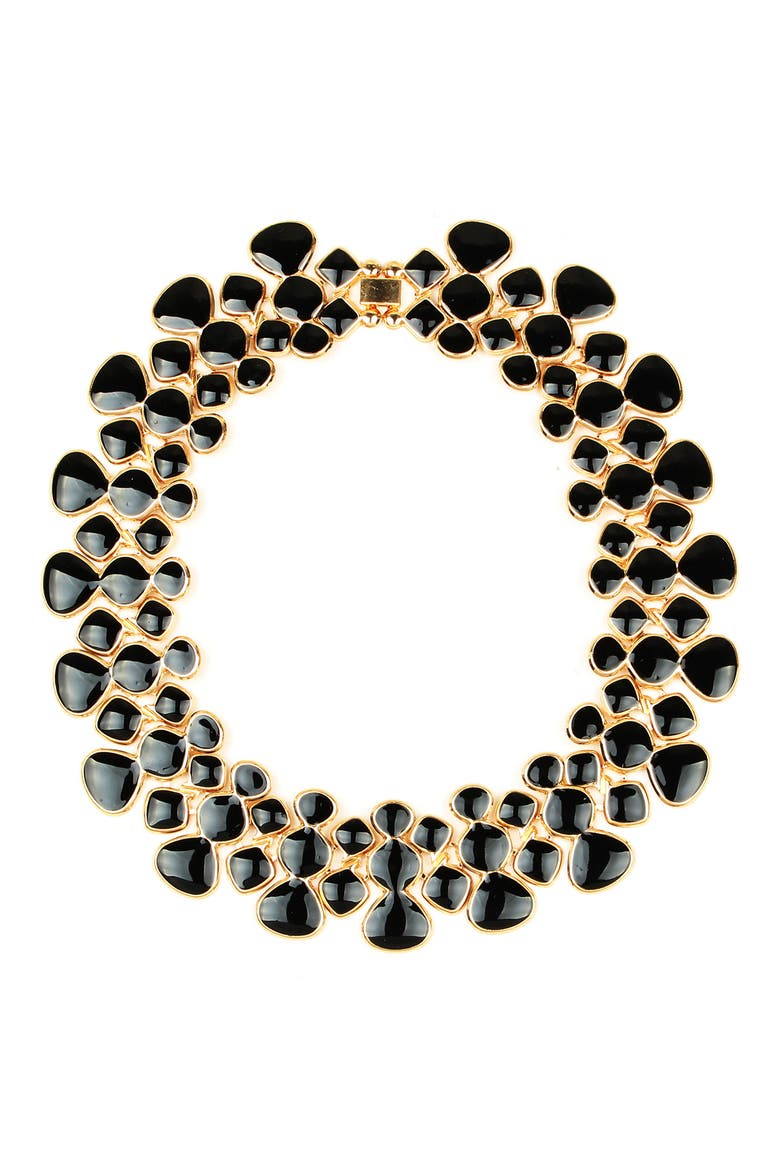 Cindy Black Collar Necklace, Main, color, BLACK