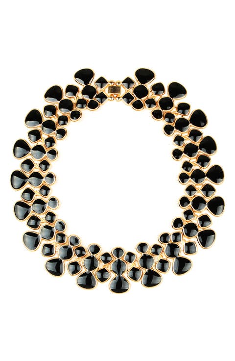 Cindy Black Collar Necklace