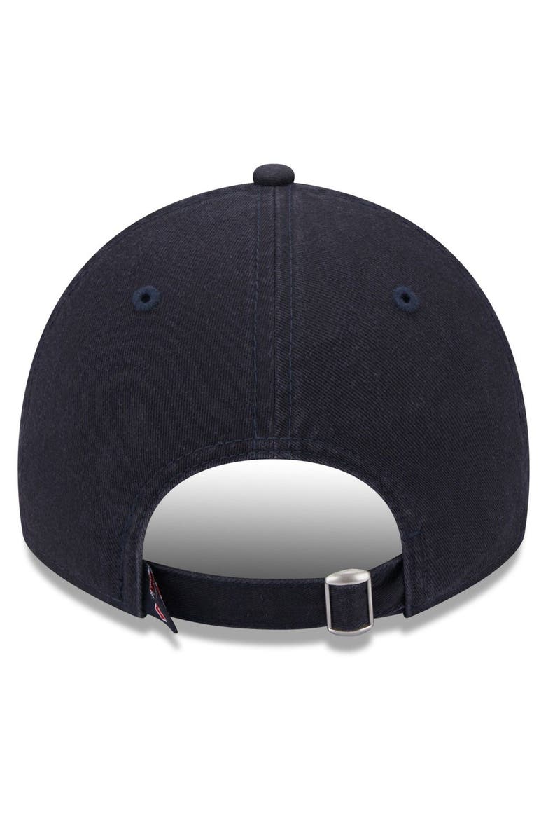 New Era Women's New Era Navy Cleveland Guardians Leaves 9TWENTY Adjustable Hat, Alternate, color,