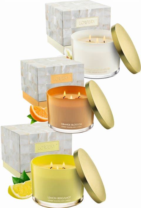 3-Wick Scented Candle Trio Gift Set