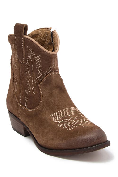 Artisan Crafted By Zigi Mireya Western Ankle Bootie In Brown