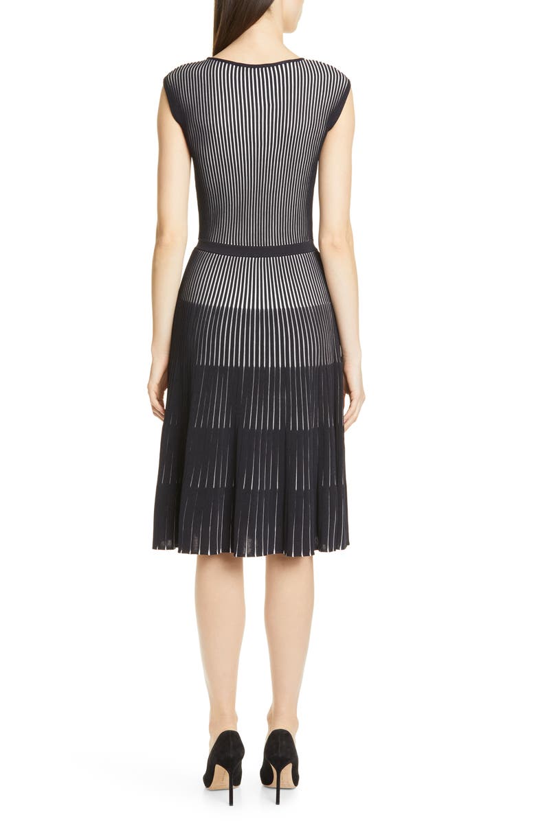 BOSS Franca Fit & Flare Dress, Alternate, color, 