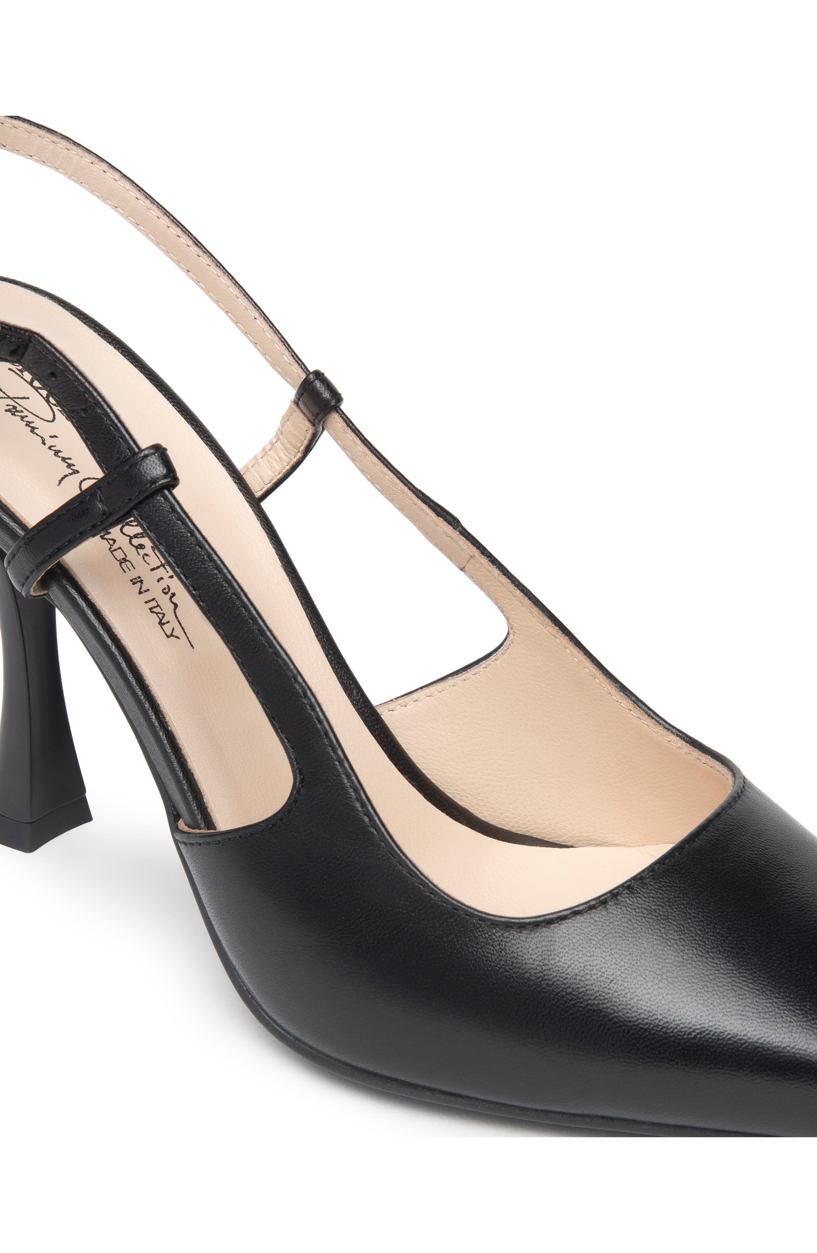 NeroGiardini Pointed Toe Slingback Pump, Alternate, color, Black