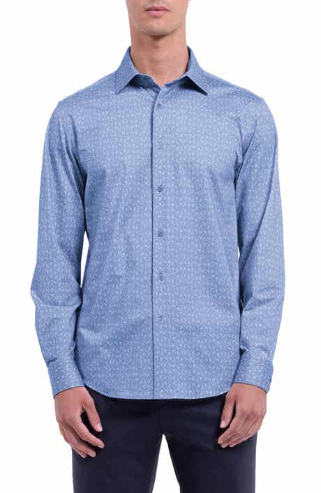 Bugatchi James OoohCotton® Cocktail Print Button-Up Shirt