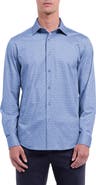 Bugatchi James OoohCotton® Cocktail Print Button-Up Shirt