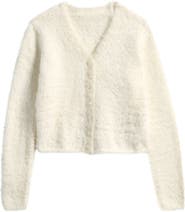 Freshman Kids' Fuzzy V-Neck Cardigan
