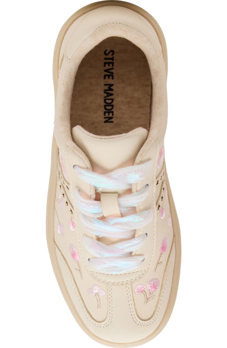 Steve Madden Kids' JKaelie Sneaker, Alternate, color, Bone