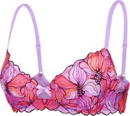 SAVAGE X FENTY Mosaic Floral Lace Unlined Demi Bra