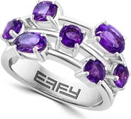 EFFY Sterling Silver Amethyst Statement Ring