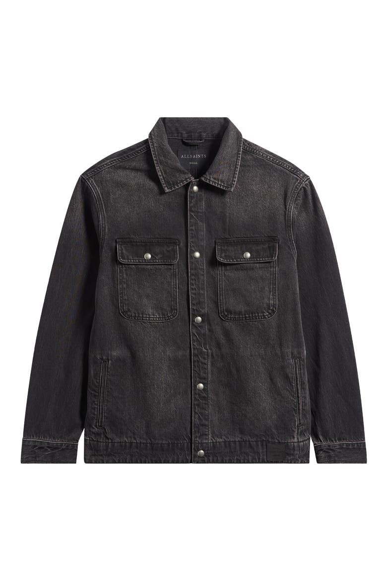 Castleford Denim Jacket, Main, color, CACAO BLACK