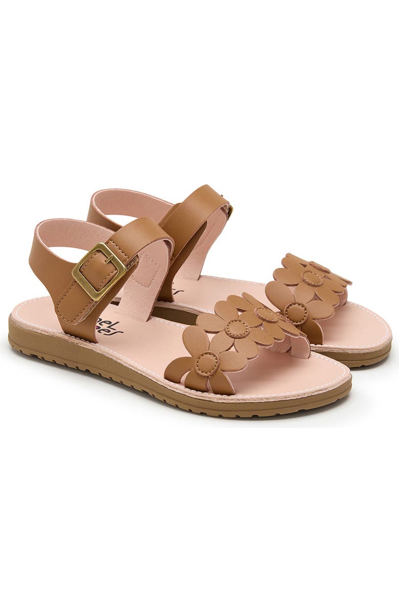 RACHEL SHOES Kids' Lil' Alba Flower Sandal, Main, color, Biscuit
