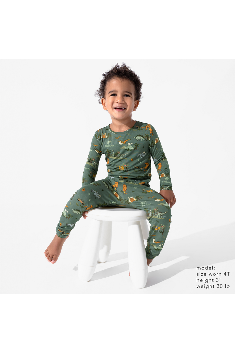 Kids' Jurassic Park Safari Set of 2 Piece Pajamas, Alternate, color, Jurassic Park: Safari