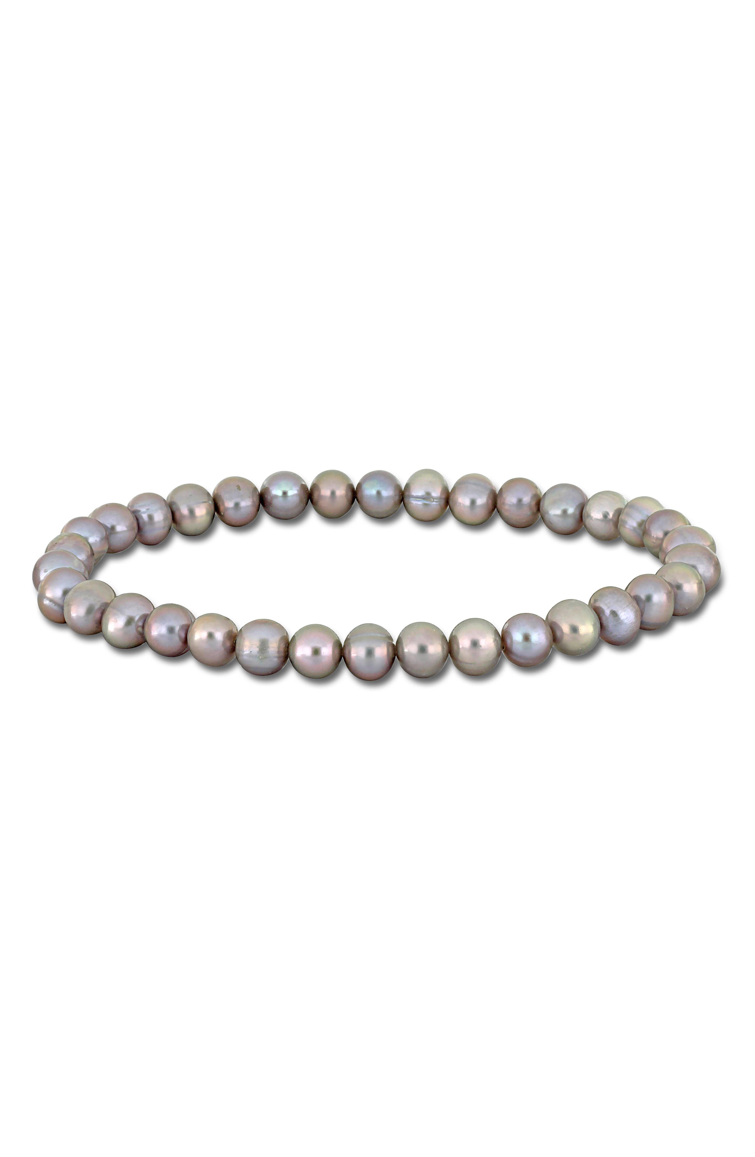 DELMAR 5-5.5mm Cultured Freshwater Pearl Bracelet