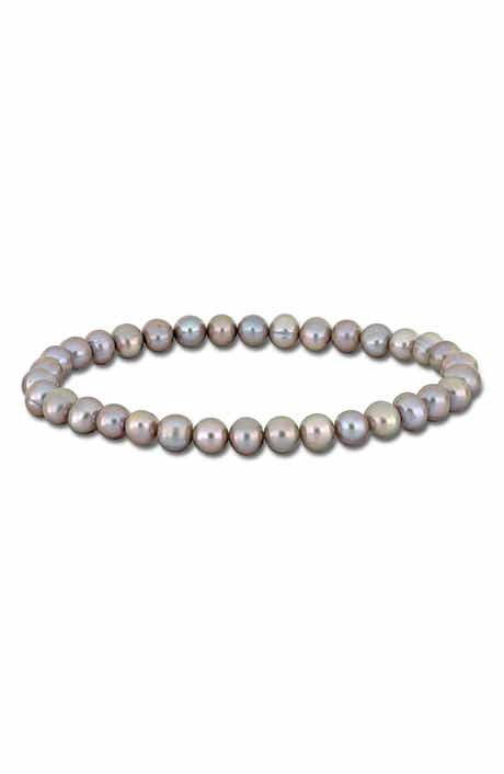 DELMAR 5-5.5mm Cultured Freshwater Pearl Bracelet