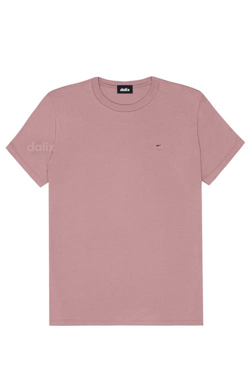 Dalix Womens Lil Peach Jersey Tee In Purple