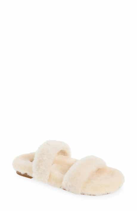 Grace Footwear <p>Catania Faux Fur Slide Sandal (Women)</p>