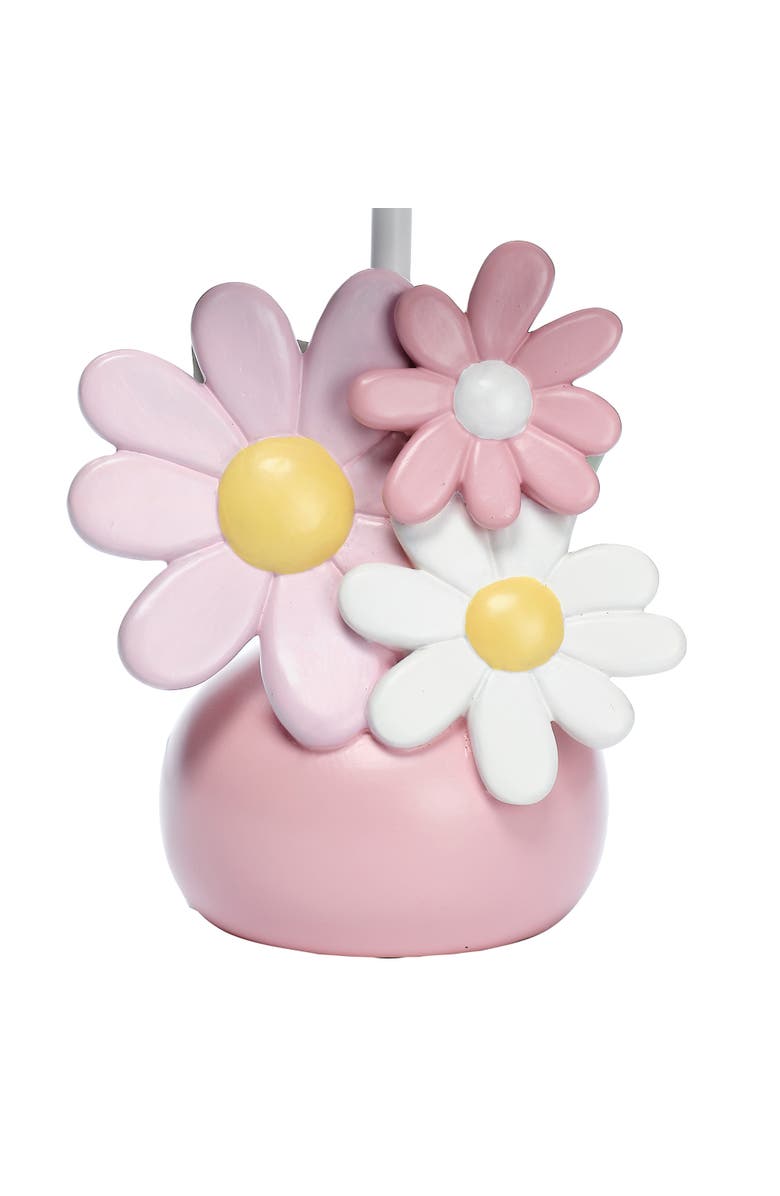 Lambs 
Ivy Daisy Dreams Hand-Painted Floral Lamp w/ Shade and LED Bulb, Alternate, color, Pink