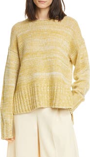 Vince Camuto Marled Slit Sweater