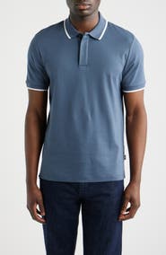 BOSS Parlay Tipped Cotton Polo