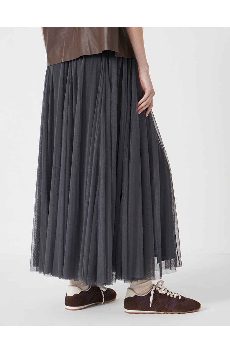Hush Millie Tulle Maxi Skirt, Alternate, color, Charcoal