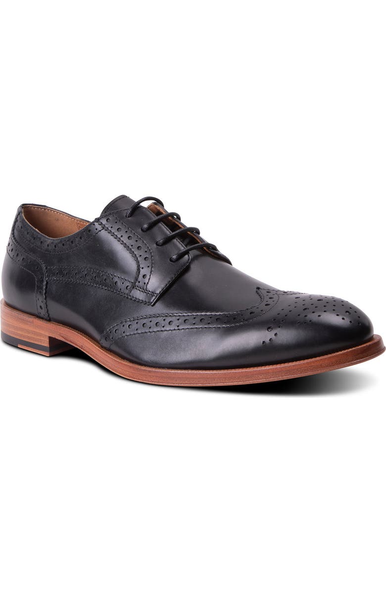 Gordon Rush Spencer Wingtip, Main, color, Black