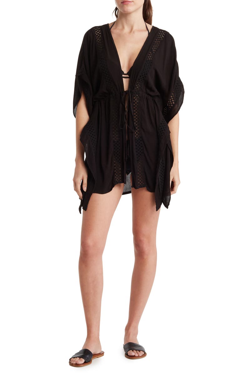 Elan Crochet Cover-Up Tunic, Main, color, 