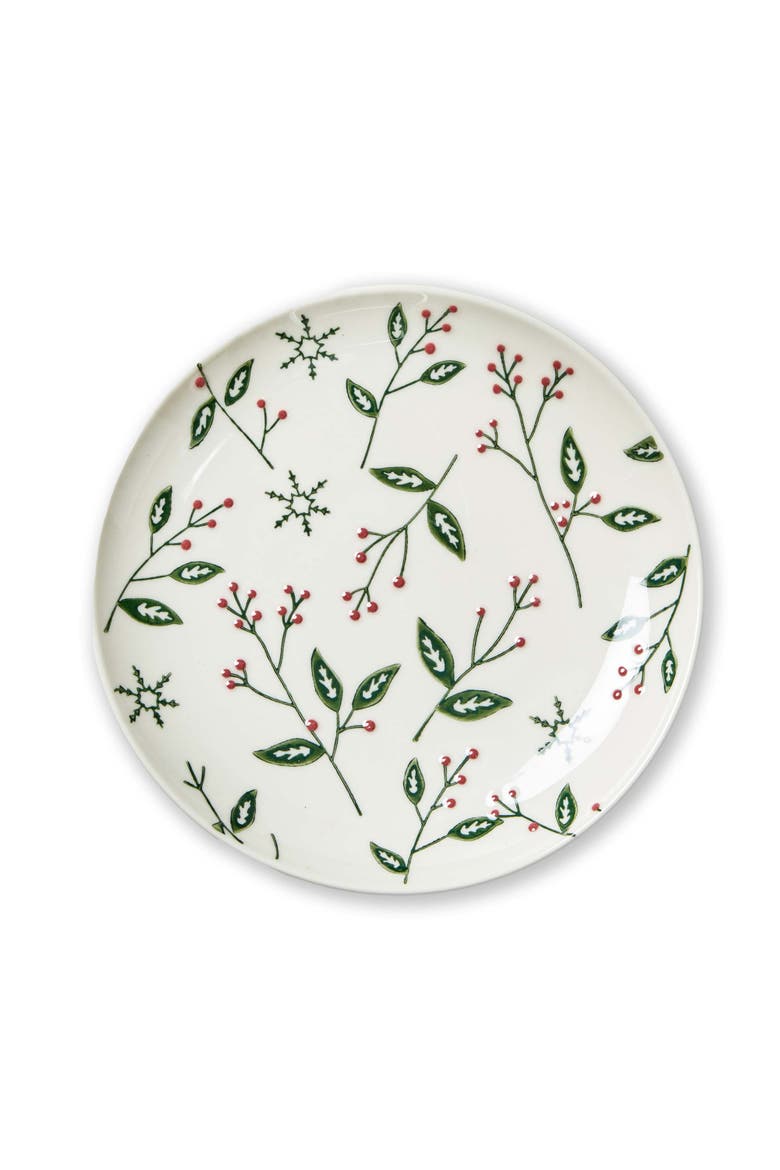 Tis The Season Appetizer Plates Perfect for Holiday Dining, Main, color, White