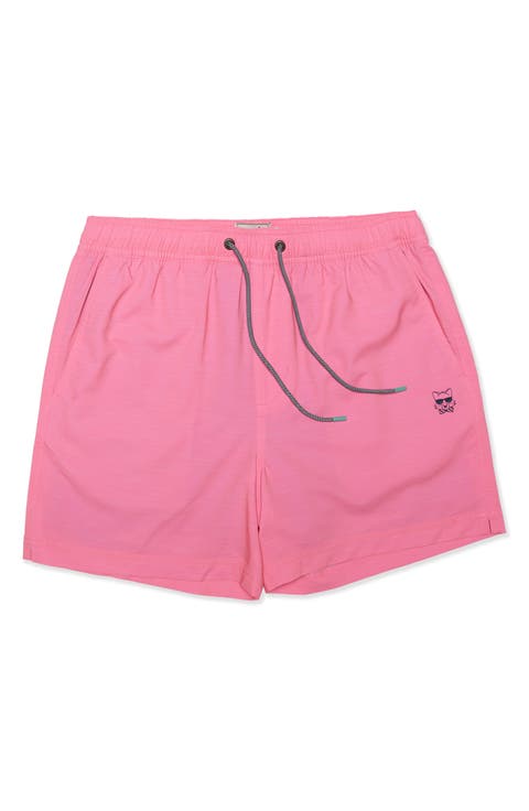 Solid Happy Hour 7-Inch Swim Trunks