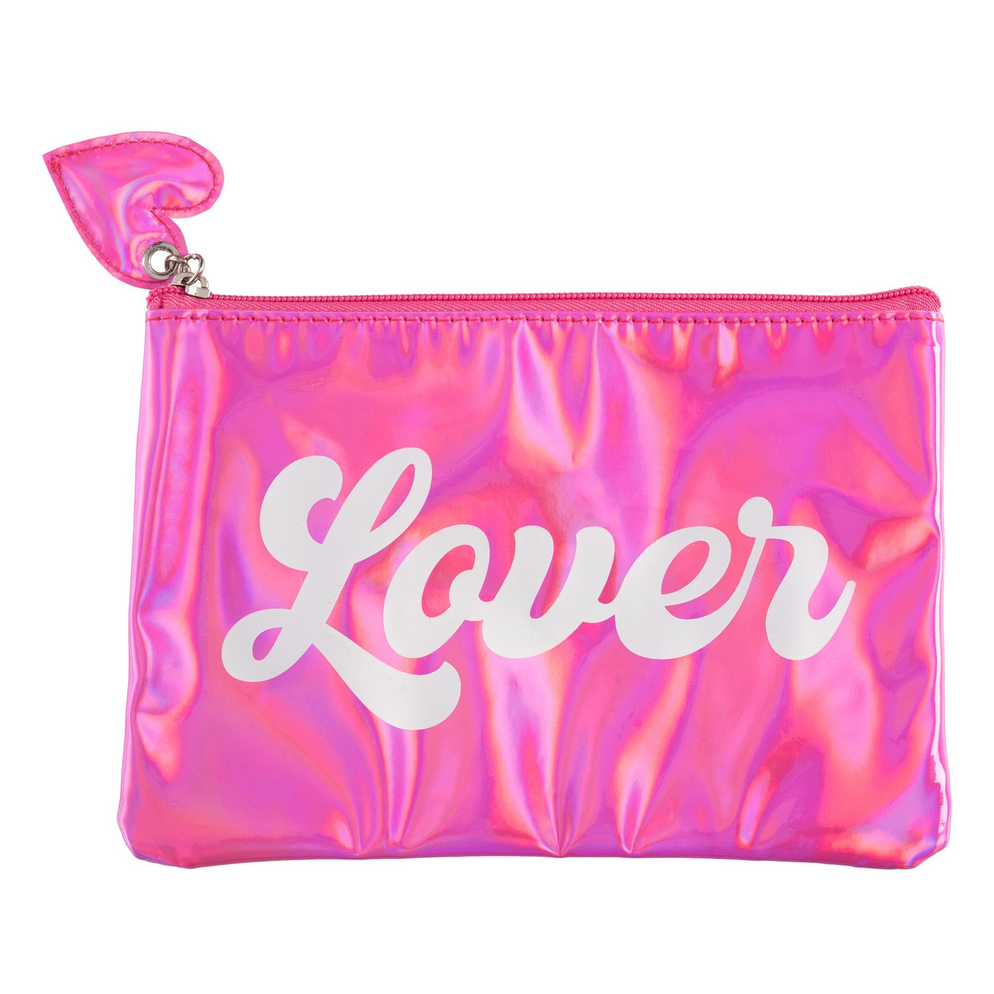 Lover Metallic Bag Plastic Pink, Main, color, Pink