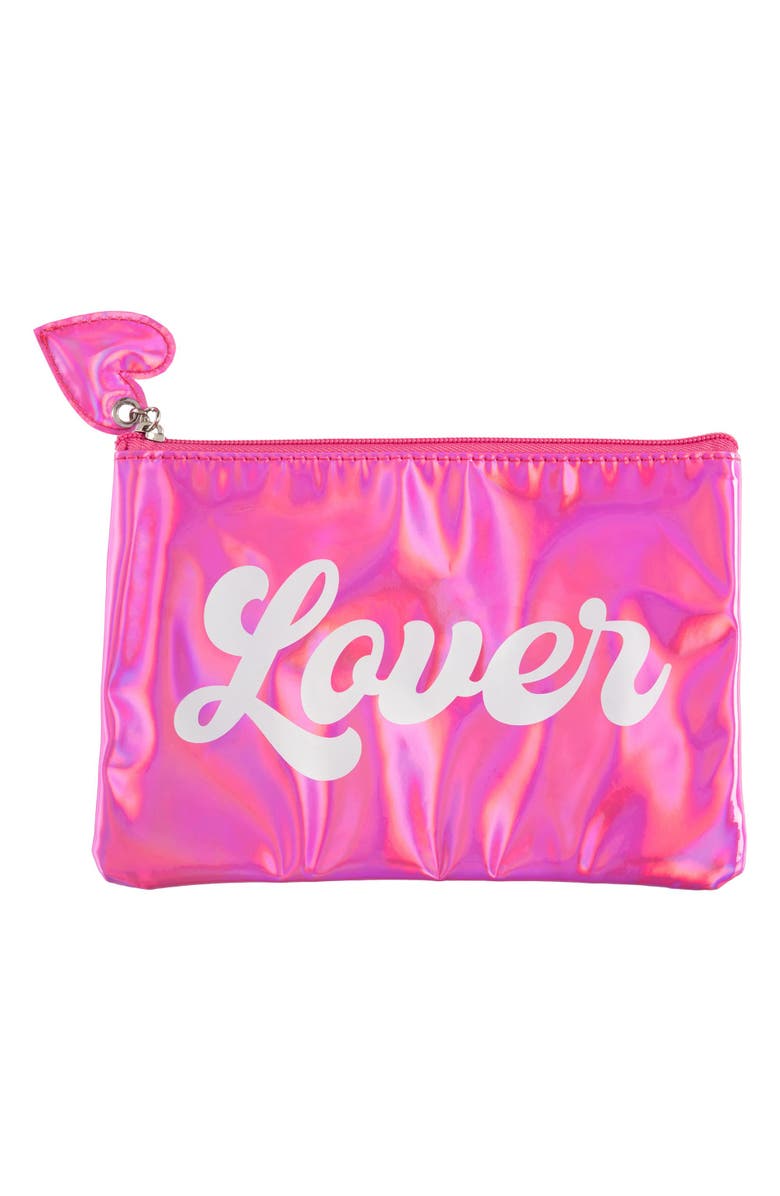 Totalee Gift Lover Metallic Bag Plastic Pink, Main, color, Pink