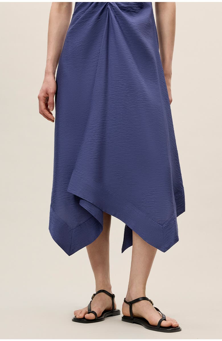 Rebecca Taylor Allegra Stripe Dress, Alternate, color, Navy