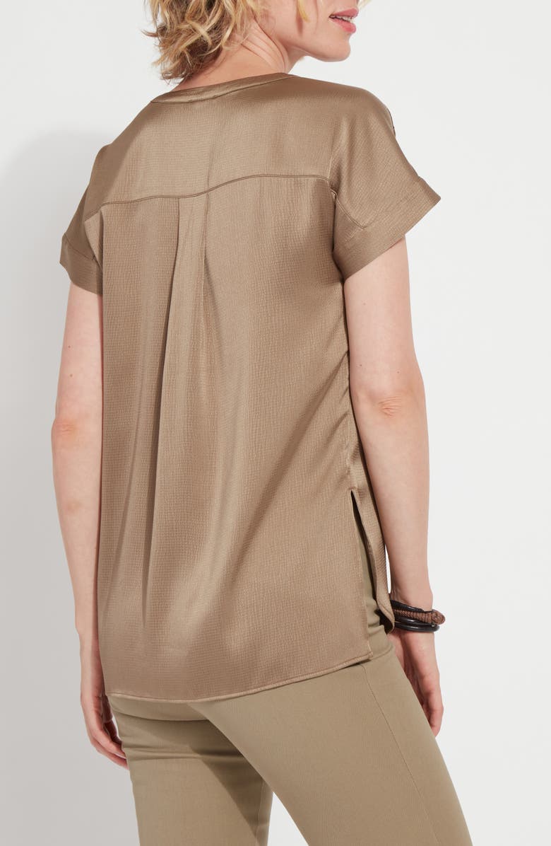 Lysse Coraline V-Neck Top, Alternate, color, Olive Leaf