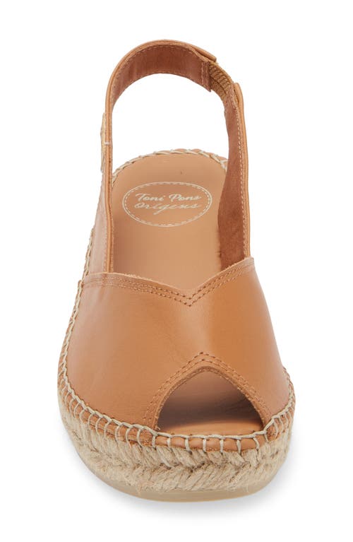 Toni Pons Bernia Espadrille Wedge In Cuero