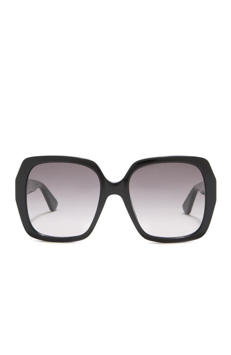 Gucci 54mm Oversized Square Sunglasses, Alternate, color,