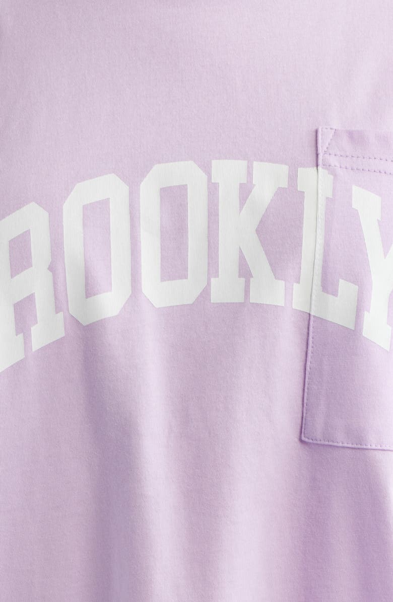 Brooklyn Industries Brooklyn Cotton Pocket T-Shirt, Alternate, color, Orchid Bloom
