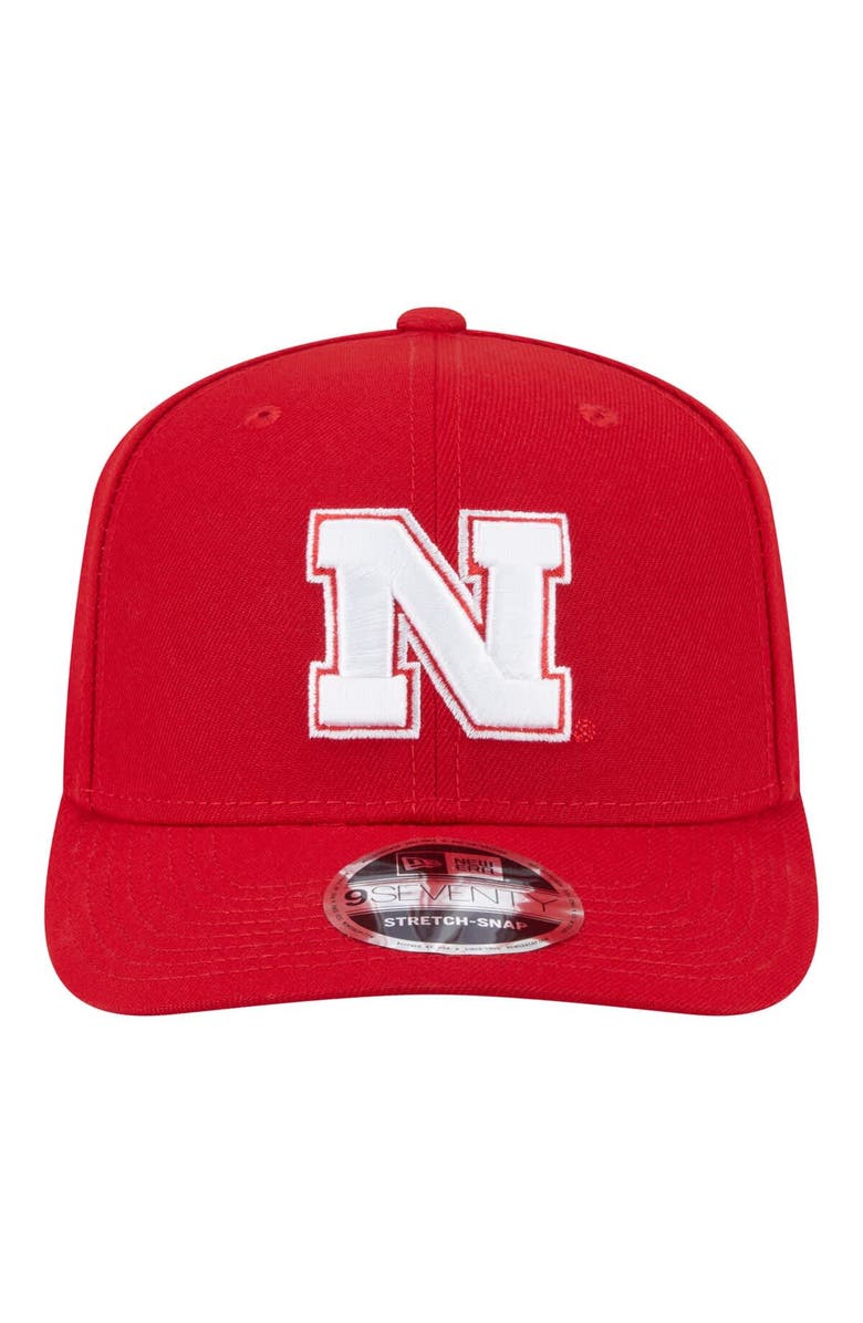 New Era Men's New Era Scarlet Nebraska Huskers Team Collective 9SEVENTY Stretch-Snap Adjustable Hat, Alternate, color, Scarlet