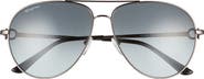 FERRAGAMO 61mm Timeless Aviator Sunglasses