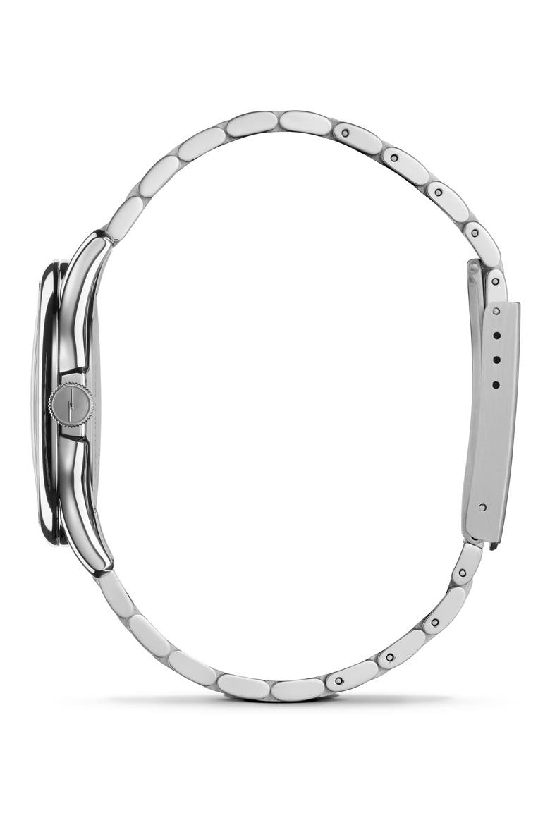 The Vinton Bracelet Watch, 38mm, Alternate, color, SILVER/ ALABASTER/ SILVER