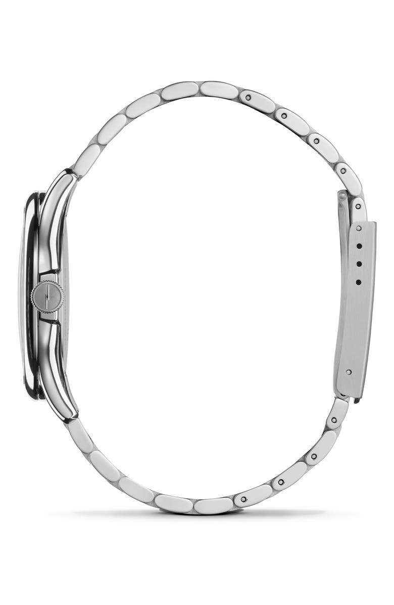 Shinola The Vinton Bracelet Watch, 38mm, Alternate, color, Silver/ Alabaster/ Silver