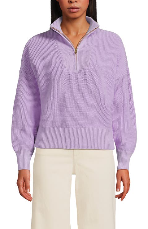 Drifter Shaker Wedge Quarter Zip Sweater