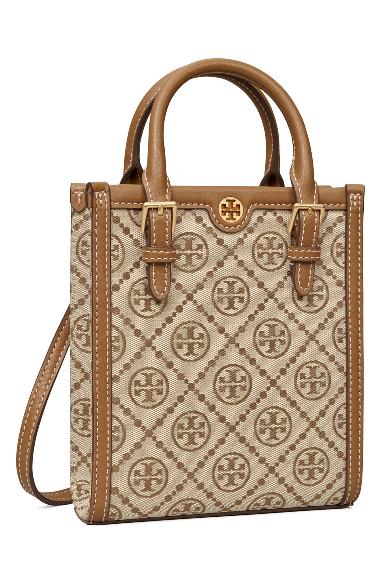 Tory Burch T Monogram Jacquard Mini Tote, Alternate, color, 
